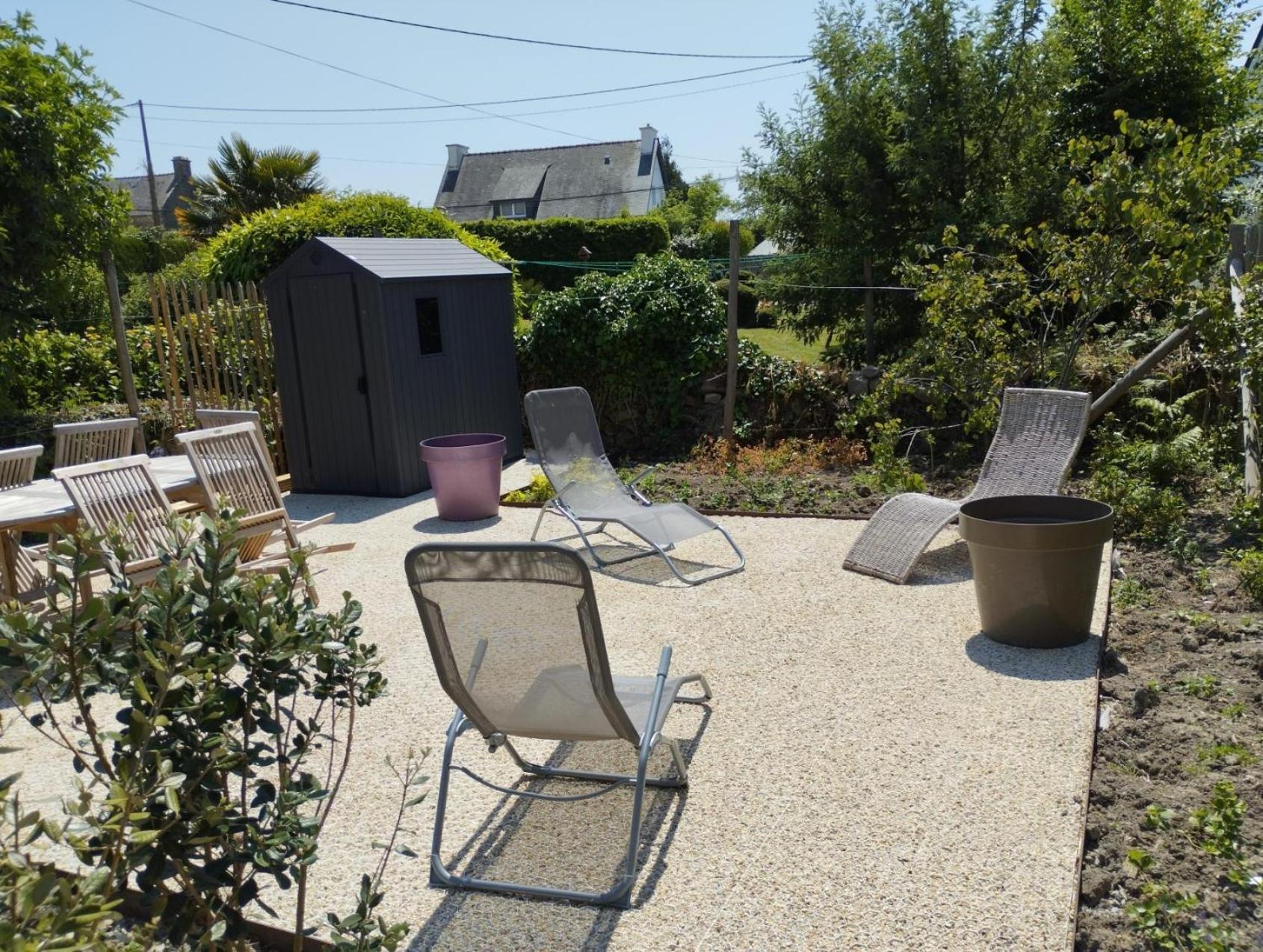 Ancienne Forge avec son jardin à 2 pas de la plage Erdeven Extérieur photo