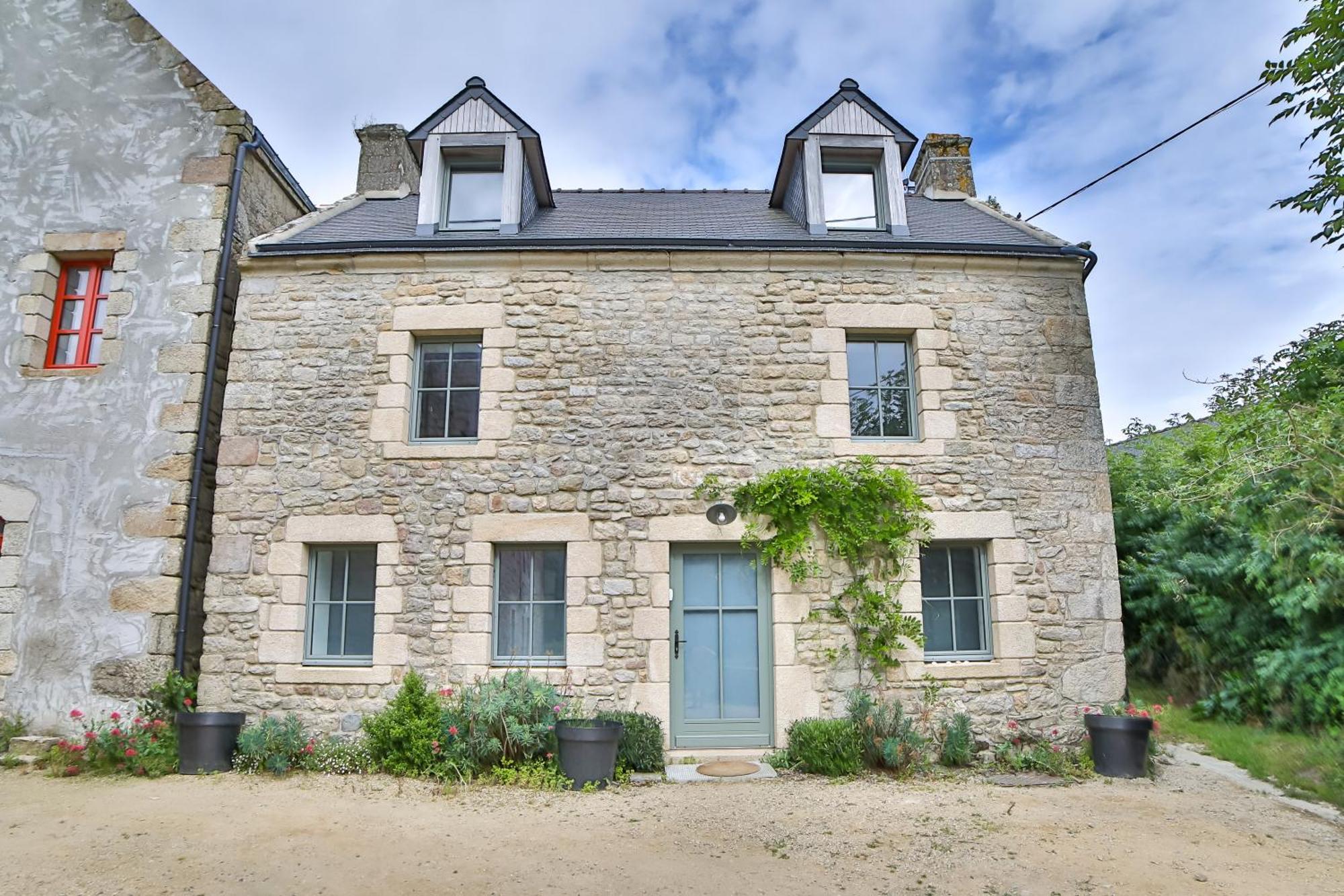 Ancienne Forge avec son jardin à 2 pas de la plage Erdeven Extérieur photo